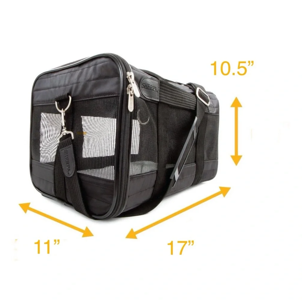 Sherpa deluxe pet carrier/airline